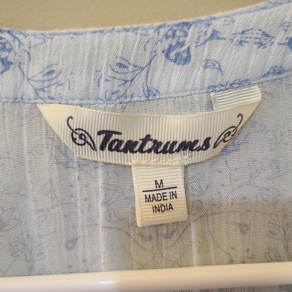 Tantrums Flowy High Low Boho Blouse size Medium - Picture 4 of 5